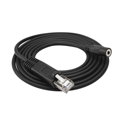 Steirió 3.5mm Mná Go Rj45 Cábla Síneadh Steirió Fireann